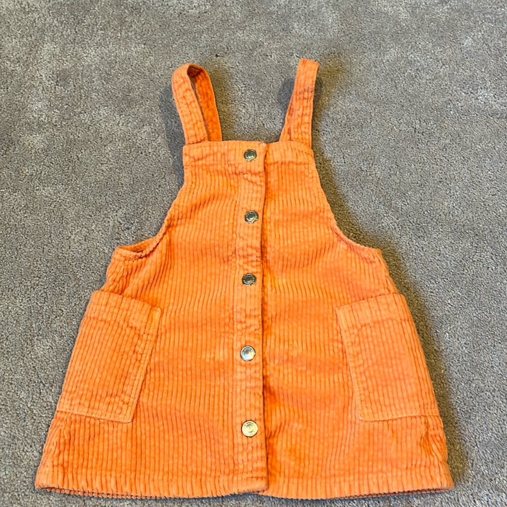 Zara Corduroy Jumper Dress